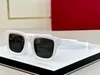 Óculos de sol femininos para homens homens de sol, estilo de moda masculina protege os olhos lentes UV400 com caixa aleatória e estojo 064s