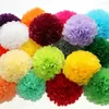 Flores decorativas 50 piezas 14 "(35 CM) Pom Poms Ball-Tissue Paper Bouquet Flores-Bodas-Cumpleaños-Decoraciones-Baby Shower