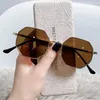 نظارة شمسية اتجاهات الشمس مربعة نظارات شمس النساء أزياء إطار صغير مضلع مرآة المتدرج الرجال gafas de sol