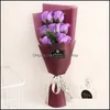 Couronnes De Fleurs Décoratives Creative 7 Petits Bouquets De Savon De Simation De Fleur Rose Saint Valentin Mères Enseignants Cadeau 117 S2 Drop Dhen3