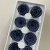 Decorative Flowers 8 Real Roses Per Box The Flower Head Size Is About 3-4cm B-grade Dried Eternal Rose Home Wedding Decoration