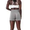 NVGTN – short actif en Spandex de couleur unie, collant d'entraînement doux sans couture pour femmes, pantalon de Yoga, taille haute, 255U
