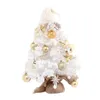 Christmas Decorations Mini With Hanging Ornaments Small 50cm Gifts Po Props Lighting Artificial Xmas Tree For Walkway Tabletop Party