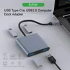 Expansion Dock Driver-Free Cable Hub Multifunktionell USB Type-C till USB3.0 Notebook PC-gränssnittsförlängning