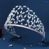 Diadema dulce para mujer, diadema elegante con forma hueca con cristal para mujer, madre, hija, amigas