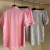 Women's Sleepwear 2 Pieces Set Summer Pajamas For Women 2023 Short Pyjamas Luxury Satin Silk Pjamas Pjs Loungewear Home Wear