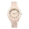 Orologi da polso Relogio Feminino Orologi da donna alla moda Orologio color legno Orologio da donna con cinturino in silicone da donna casual semplice