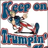 Wall Stickers USA Presidente Campanha Carta Keep On Trumpin Estados Unidos Donald Trump Paster Decalques de pára -choques 10 peças 1 6JW E19 OTOI3