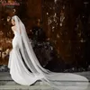 Veli da sposa YouLaPan V10 Royal Pearl Velo da sposa Cattedrale Sposa Perline lunghe Bianco Avorio con pettine Lussuoso