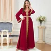 Vêtements ethniques Jilbab Islam Musulman Ramadan Robe Eid Abaya Kaftan Dubaï Caftan Marocain Abayas Femmes Turquie Mode Robes Longues Robe