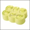 Moules de cuisson Sile Ice Cream Mold DIY Homemade Popsicle Mods Zer 6 Cellules Cube Plateau Popsicles Barrel Makers Outils Rra12767 Drop Deliv Otntj