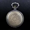 Pocket Watches Steampunk Open Face Watch Roman Normals Quartz Necklace FOB CHAIN ​​CLOCK RELOGIO DE BOLSO