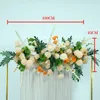 Decoratieve bloemen 10 stks/Lot Artificial Silk Rose Flower Row 5d Runner Arch bril Wedding Stage Outdoor Huisbenodigdheden Huisdecoratie