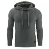 Erkek Hoodies Sweatshirts 2023 Sonbahar Kış Kapüşonlu Erkek Moda Sıcak Erkek Artı Boyut Boy Boyutu Ceket Adam Katı Spor giysileri