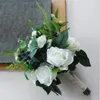 Wedding Flowers 2023 Romantisch bruids boeket kunstmatige bruidsmeisje vasthouden lint bouqet de fleur mariage