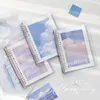 Breathing Series Loose Leaf Note Sky Cloud Sunset Binder Notebook A5 B5 Waterproof Cover Memo Diary Office School A6894