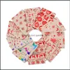 Décorations de Noël sac en tissu balle Bird Elk Snowflake Stars Santa Sacks Candy Colorf Home Ornaments Pouche 0 8rh2 G2 Drop Deli Dhkce