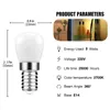 25pcs/lot 3W E14 LED Fridge Light Bulb Refrigerator Corn AC 220V Lamp White/Warm White SMD2835 Replace Halogen