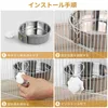 Gamelles Gamelle pour chien Bols à eau Catcrate Dispenser Dishtravel Chenil Puppy Holder Acier inoxydable