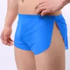 Underpants Mens Underwear Boxer Shorts Summer Men's Boxers Ice Transparent Low Waist Sexy Panties Gay Seamless Silkly
