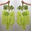 Decoratieve bloemen 12 PCS Wedding Decoratie Kunstmatige bloemensnoer Simulatie Wisteria Plafond hanger Corridor Decor