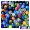 Stone Colorf 20Mm Cats Eye Crystal Round Ball Craft Tumbled Hand Piece Stones Home Decoration Ornaments Good Gifts Drop Delivery Jewe Dhiyo