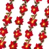 Cordes 2M 10/20LED guirlandes de fleurs de noël lumières féeriques romantiques à piles pour la fête de Noël Hoilday Festival