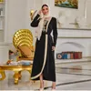 Roupas étnicas miçangas vestido muçulmano robe hijab robe islâmico Dubai, vestido de noite Saudi, vestido de noite turco modesto casual roupas casuais