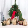 Décorations de Noël Gnomes Poupée en peluche Ornement exquis multicolore moderne avec sac cadeau pour nain Gnome