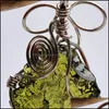 Naszyjniki wisiorek naturalny płomień zielony kryształowy kamień energii dla mężczyzn i kobiet para naszyjnik drobna biżuteria LJ201016 620 Q2 DROP D DHBLF