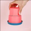 Tasses Tasse d'eau pour enfants avec tuyau St Anti-chute Sile bébé apprendre à boire Garten bouilloire Snack Drop livraison maison jardin cuisine Otdjx