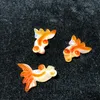 Decorative Figurines Objects & Red Agate Goldfish Feng Shui Chakra Healing Reiki Quartz Stone Home Decoration Handicraft Pendants Carvings