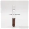 Smoking Pipes 84Mm Portable Hookah Clear Glass Wood Cigarette Holder Accessories Adt Fashion Pipe High Quality 10 5Mla G2 Drop Deliv Dh2Xw