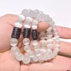 Bracelet en opale blanche, brins de perles, Simple, mode exquise, cercle unique, bijoux pour dames, vente en gros