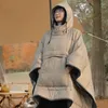 Vestes de course en plein air vélo électrique équitation camping résistant au froid manteau de maintien au chaud couverture d'isolation imperméable portable manteau portable