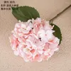 装飾的な花Dia 18.5cm Hydrangea人工偽植物結婚式の装飾クラフトフローレス人工結婚