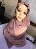 Ethnic Clothing Lace Adult Hijab Muslim Women Scarf Head Turbans For Chemo Undian Hat