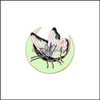 Штифты броши мультфильм эмалевой эмаль нектилюзентность брошь флуоресцентное насекомое моты