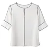 Blouses Femmes Chemises Chemise d'été de haute qualité 2023 Femmes élégantes Blouse Blanc Noir Bureau Dames Tops Roupas FemininaWomen's