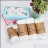 Blankets Blanket Baby Gauze Bandage Swaddling Double Bath Towel 110 X 120 Holding Quilt Drop Delivery Home Garden Textiles Ot4On