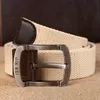 Bälten Canvas Belt Polyester flätad utomhus fritidsbyxor 110-140 i längd 3,8 cm bredd