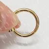 Ring Woman Man Nail Love Band Stones Design Screw Jewelry Couple Lover Silver Gold Rings with Bag