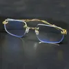 2023 vintage novo designer óculos de sol dos homens acessórios moda sem aro elegante carter condução tons óculos gafas de sol mujer