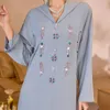 Etnische kleding Ramadan Eid Satin Abaya Dubai Turkije Islam Moslim Arabische lange jurk Kaftans Caftan -jurken voor vrouwen gewaad Longue Femme