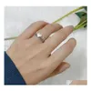 Band Rings Europe Fashion Retro Love Angel Wings Openable Lady Ring Drop Delivery Jewelry Dhawv