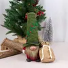 Décorations de Noël Gnomes Poupée en peluche Ornement exquis multicolore moderne avec sac cadeau pour nain Gnome