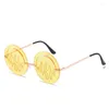 Sunglasses Fashion Luxury Round Women Men Hollow Carved Design Sun Glasses UV400 Eyewear