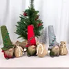 Décorations de Noël Gnomes Poupée en peluche Ornement exquis multicolore moderne avec sac cadeau pour nain Gnome