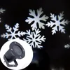 Gräsmattor snöflinga Ljus utomhus vattentät led julprojektionslampa semesterbelysning