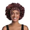 Ly Satin Frauen Hut Nacht Schlaf Kappe Strass Schlafen Haarpflege Salon Make-Up Stirnband Muslimischen Hijab Kopf Abdeckung Motorhaube Zubehör